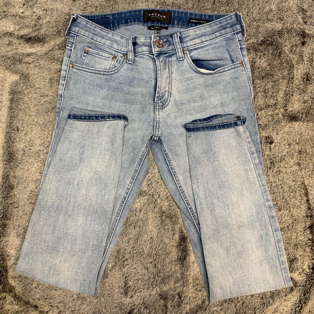 PACSUN | Light Active Stretch Skinny Jeans 28x30